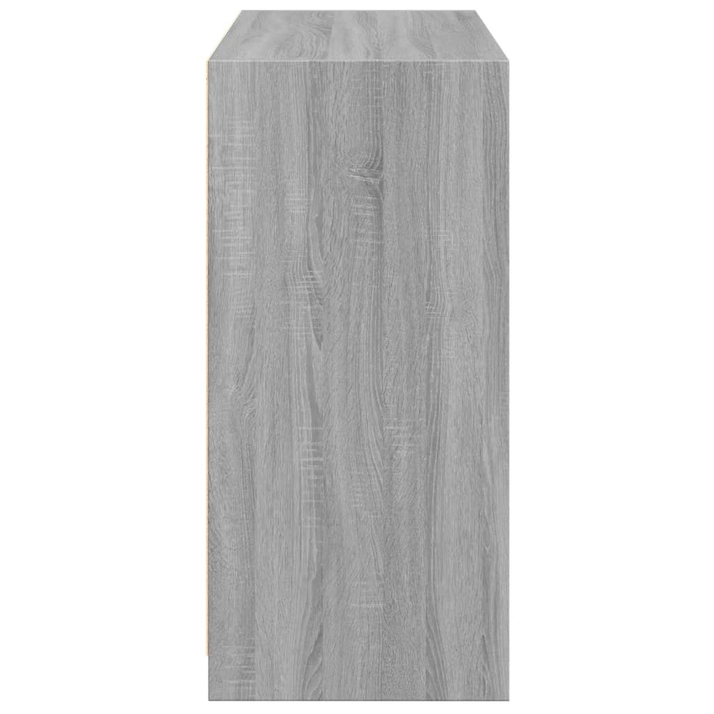 vidaXL Ormar siva boja hrasta 77x48x102 cm od konstruiranog drva