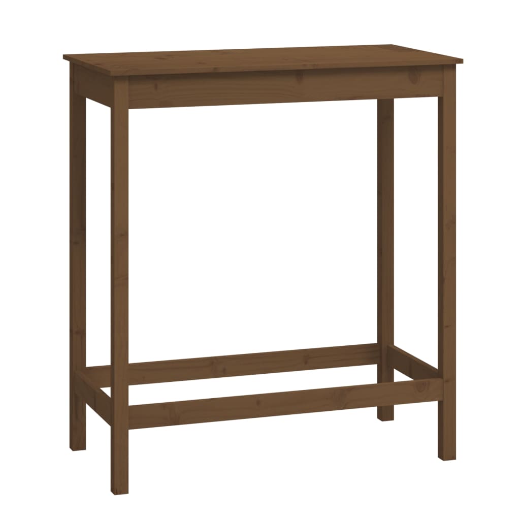 vidaXL Barski stol smeđa boja meda 100x50x110 cm od masivne borovine