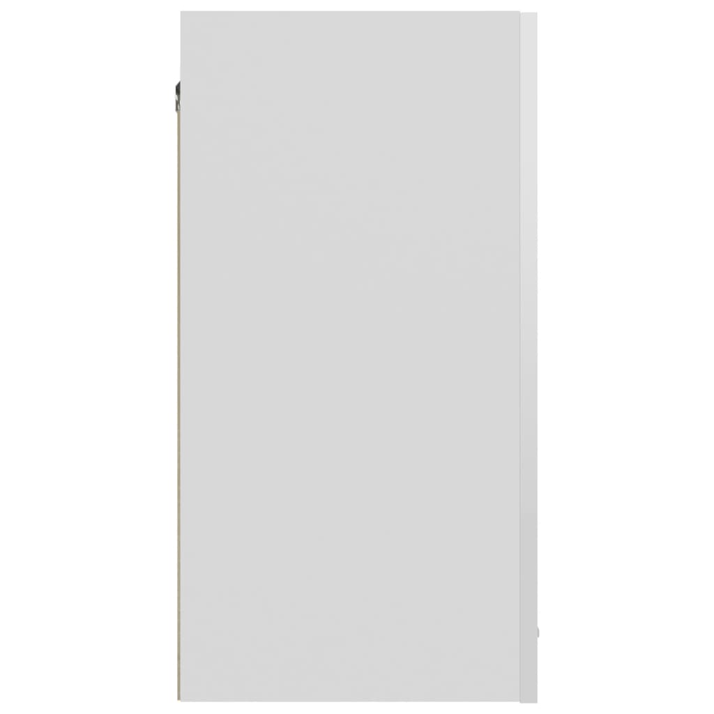vidaXL Viseći ormarić sjajni bijeli 60 x 31 x 60 cm konstruirano drvo