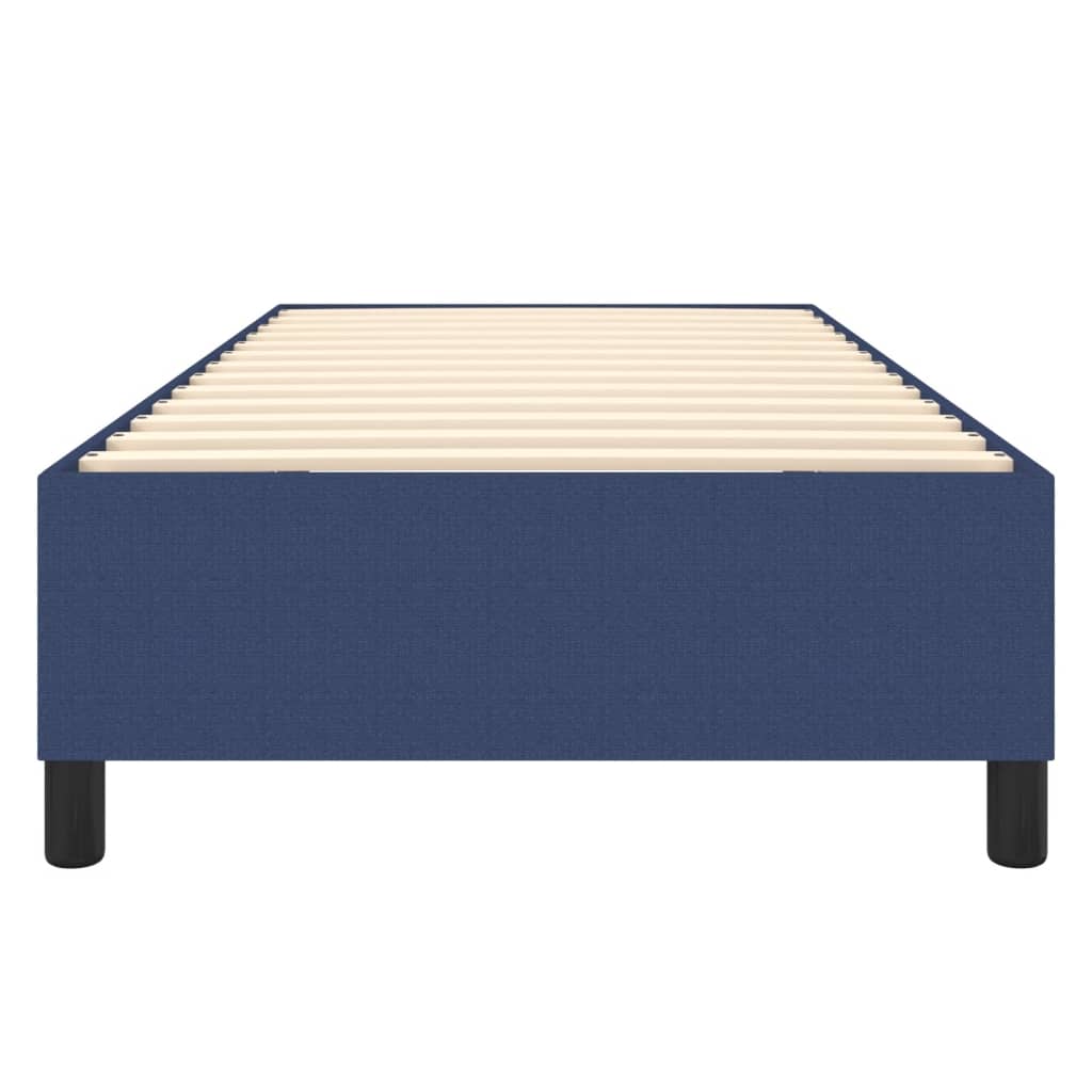 vidaXL Okvir za krevet s oprugama plavi 80 x 200 cm od tkanine