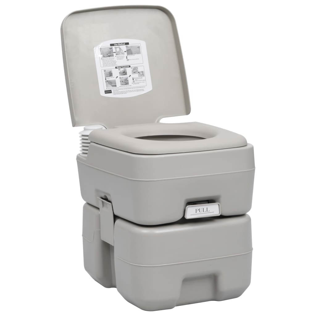 vidaXL Prijenosni set toaleta za kampiranje i spremnika za vodu