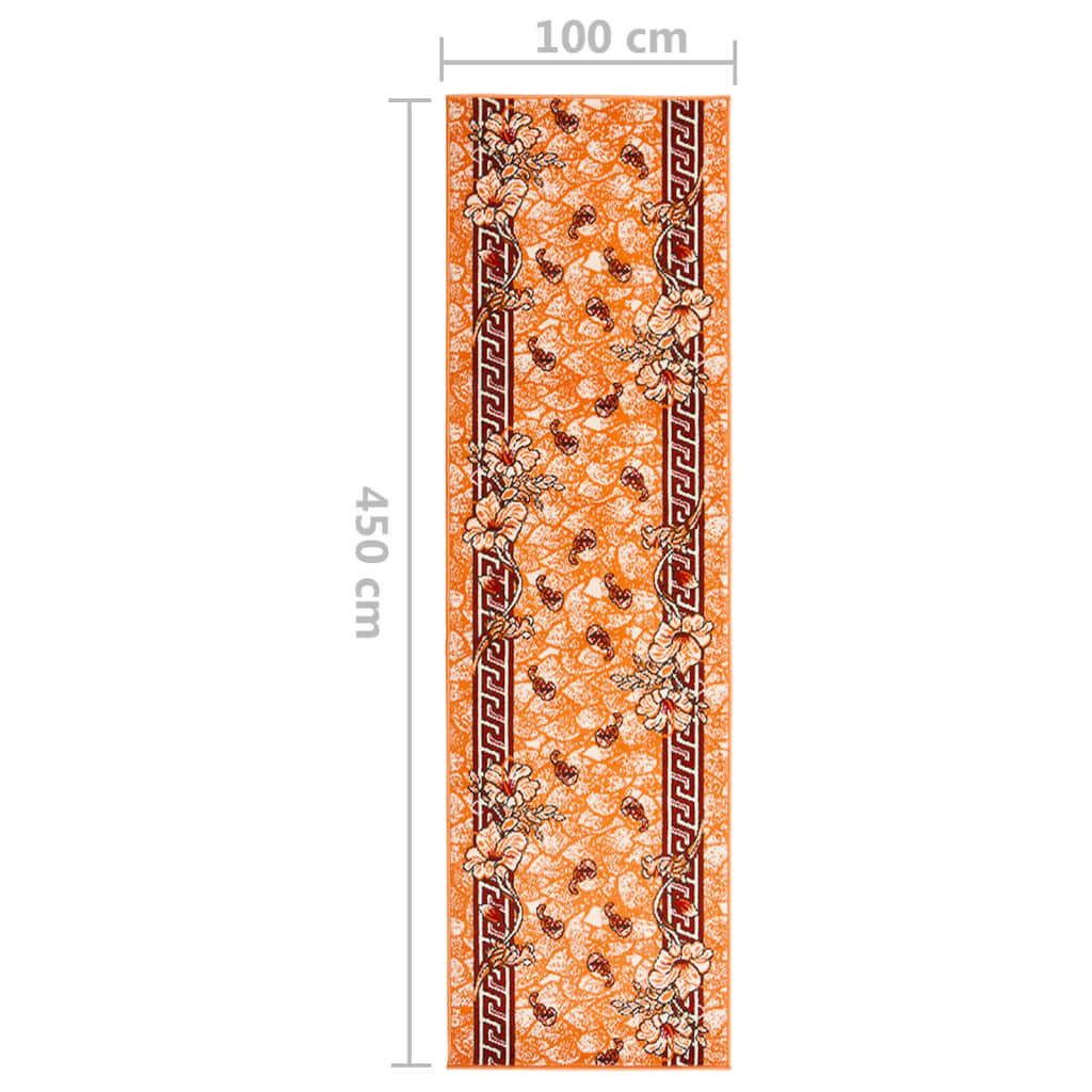 vidaXL Tepih-staza BCF boja cigle 100 x 450 cm