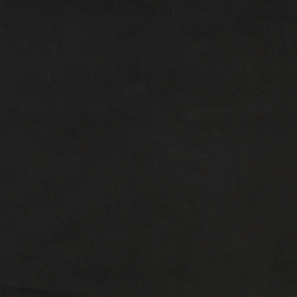 vidaXL Madrac s džepičastim oprugama crni 120x200x20 cm baršunasti