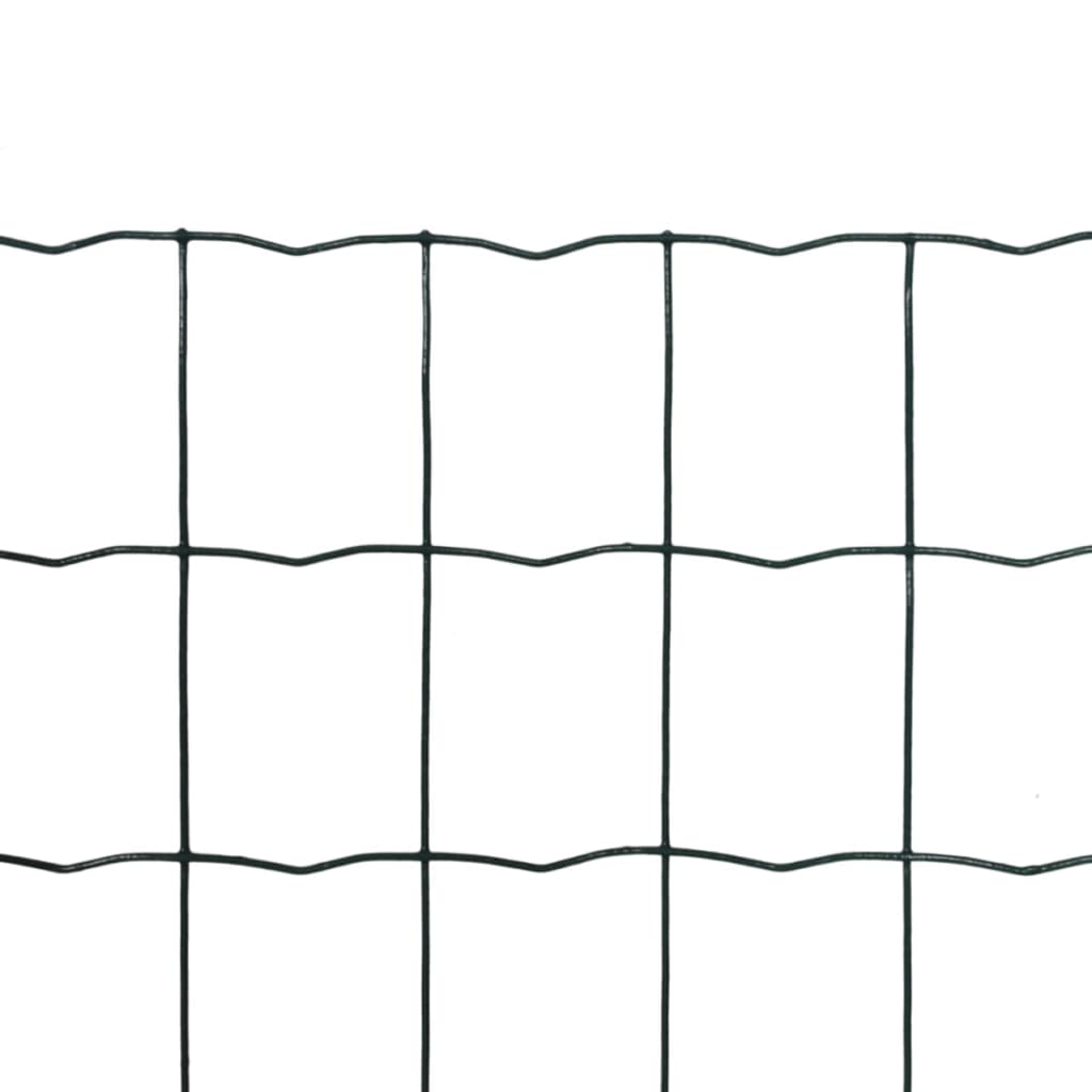 vidaXL Euro ograda čelična 10 x 0,8 m zelena