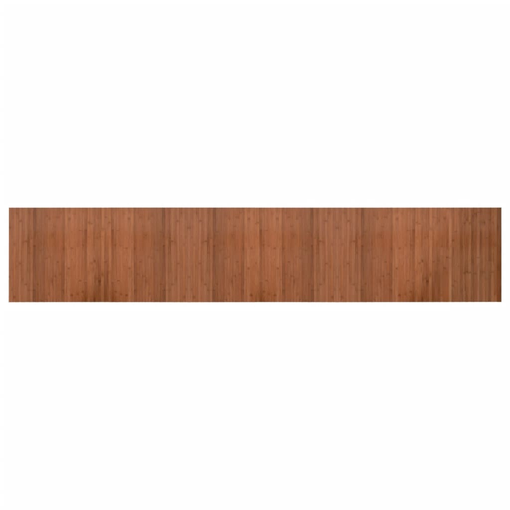 vidaXL Tepih pravokutni smeđi 60 x 300 cm od bambusa