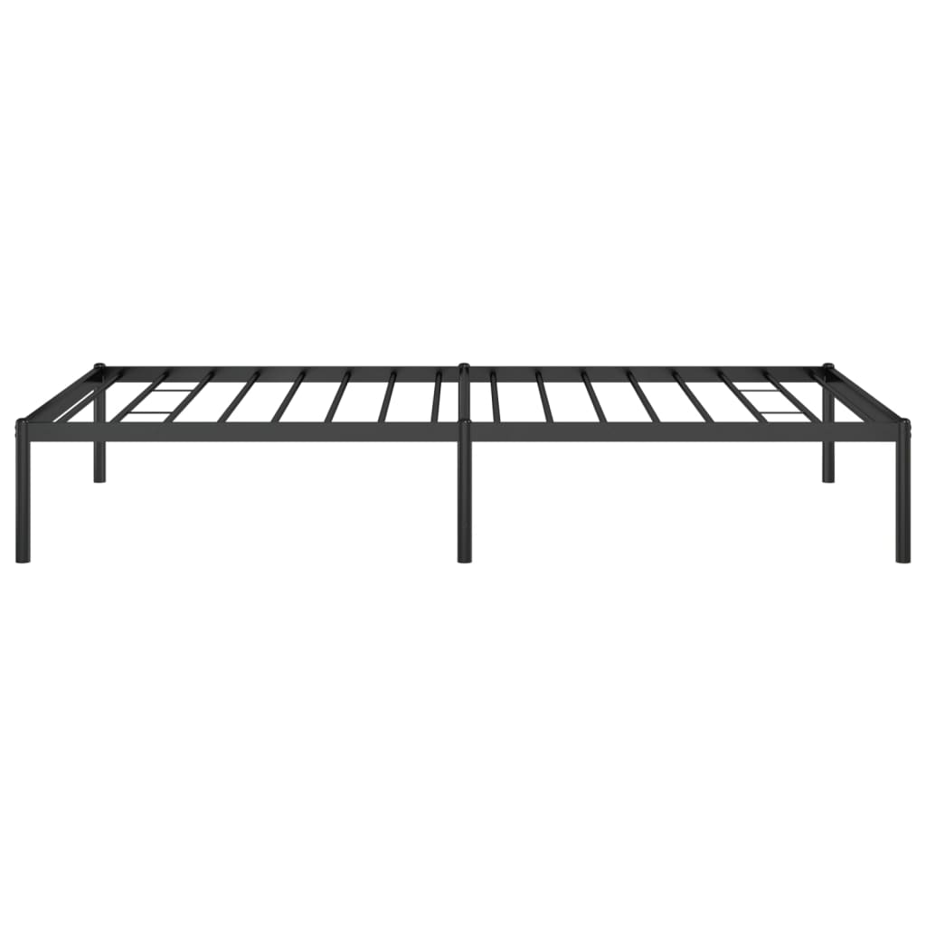 vidaXL Metalni okvir za krevet crni 100 x 190 cm