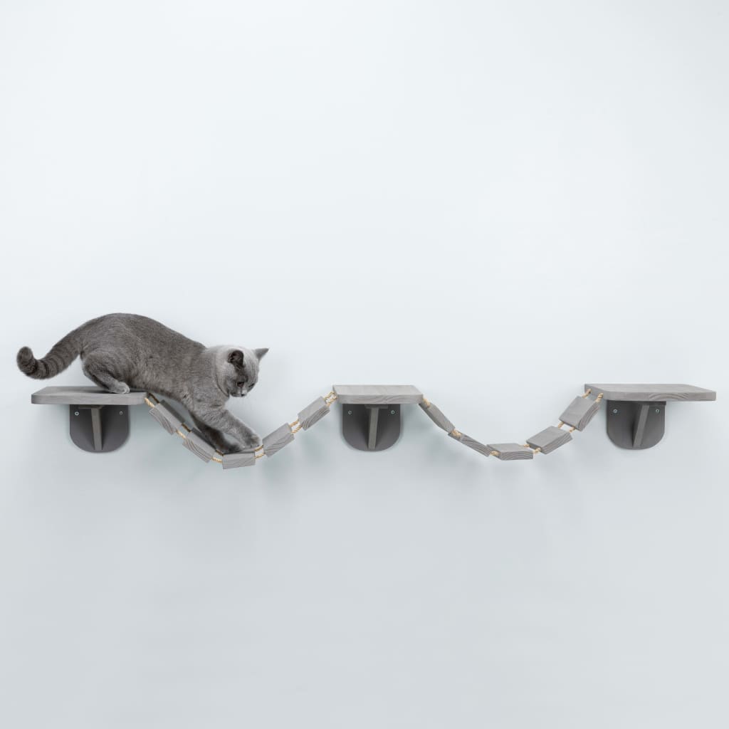 TRIXIE zidne ljestve za mačke 150 x 30 cm smeđe-sive