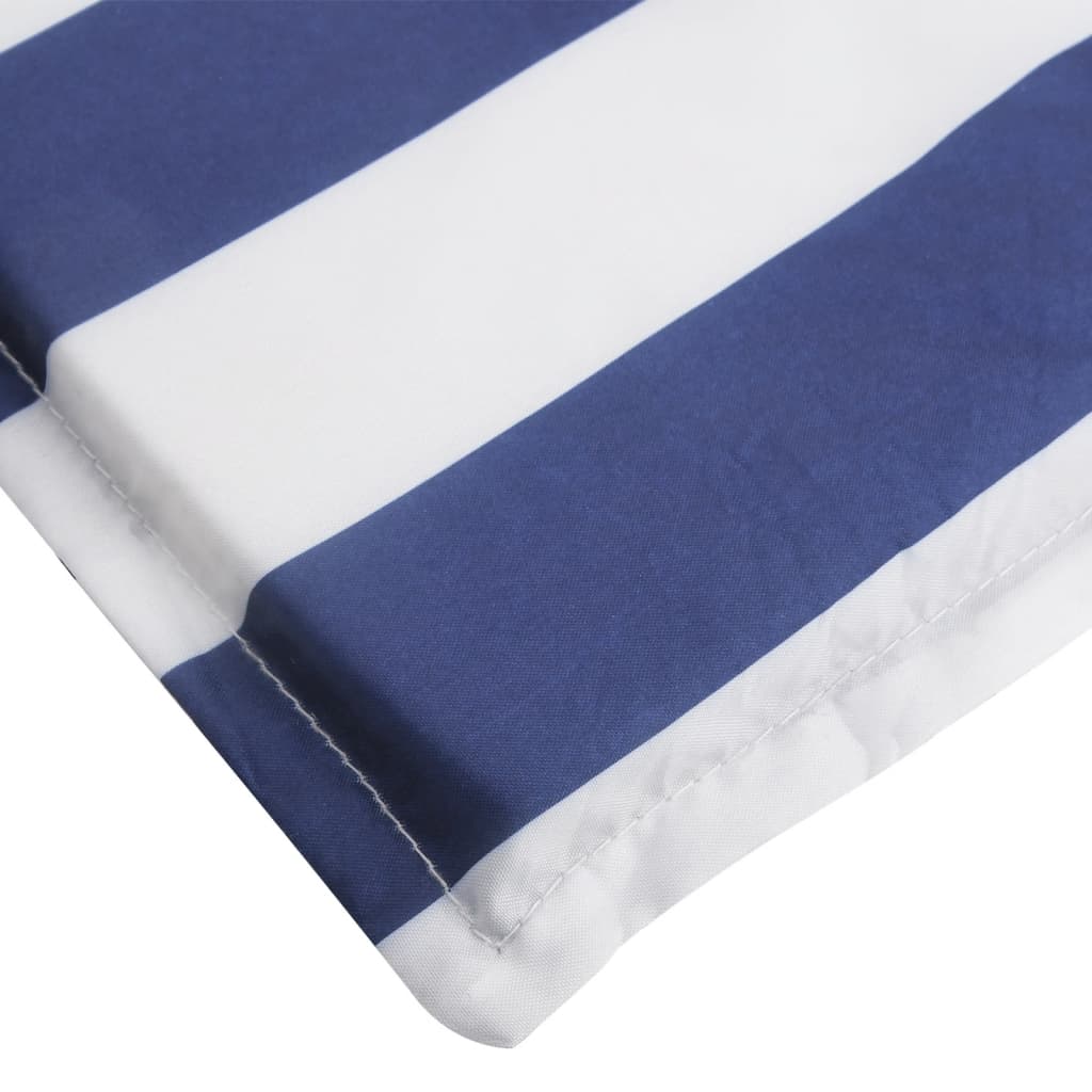vidaXL Jastuk za ležaljku plavo-bijeli prugasti od tkanine Oxford