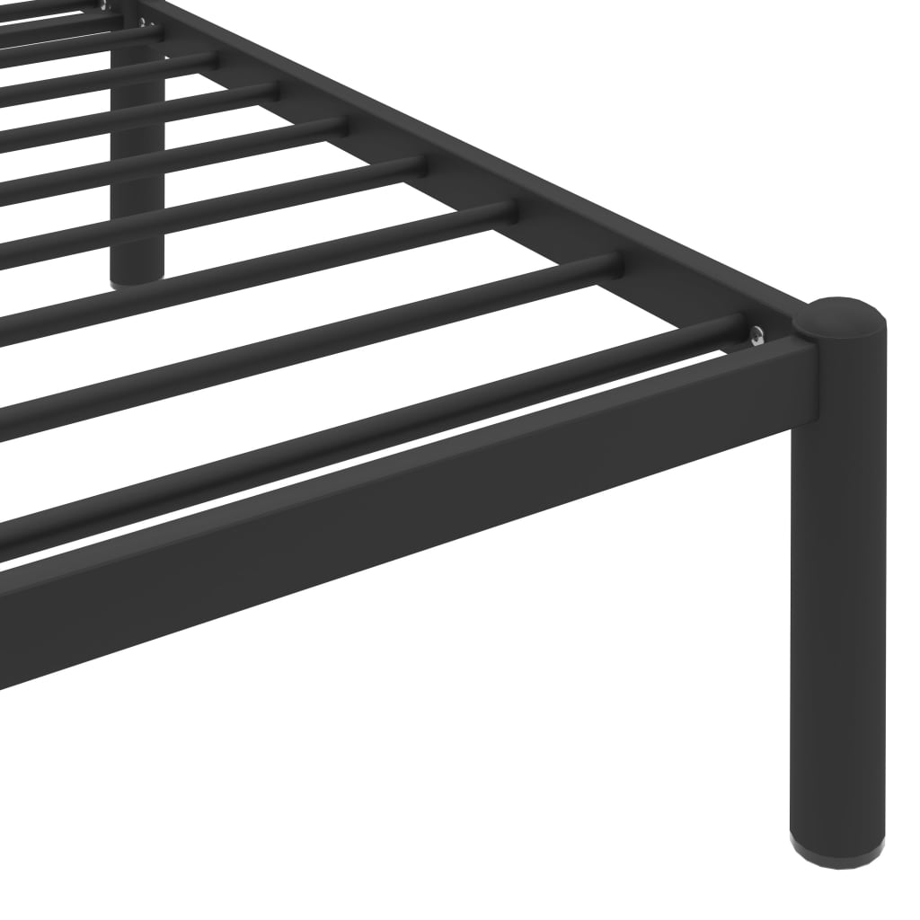 vidaXL Okvir za krevet crni metalni 120 x 200 cm