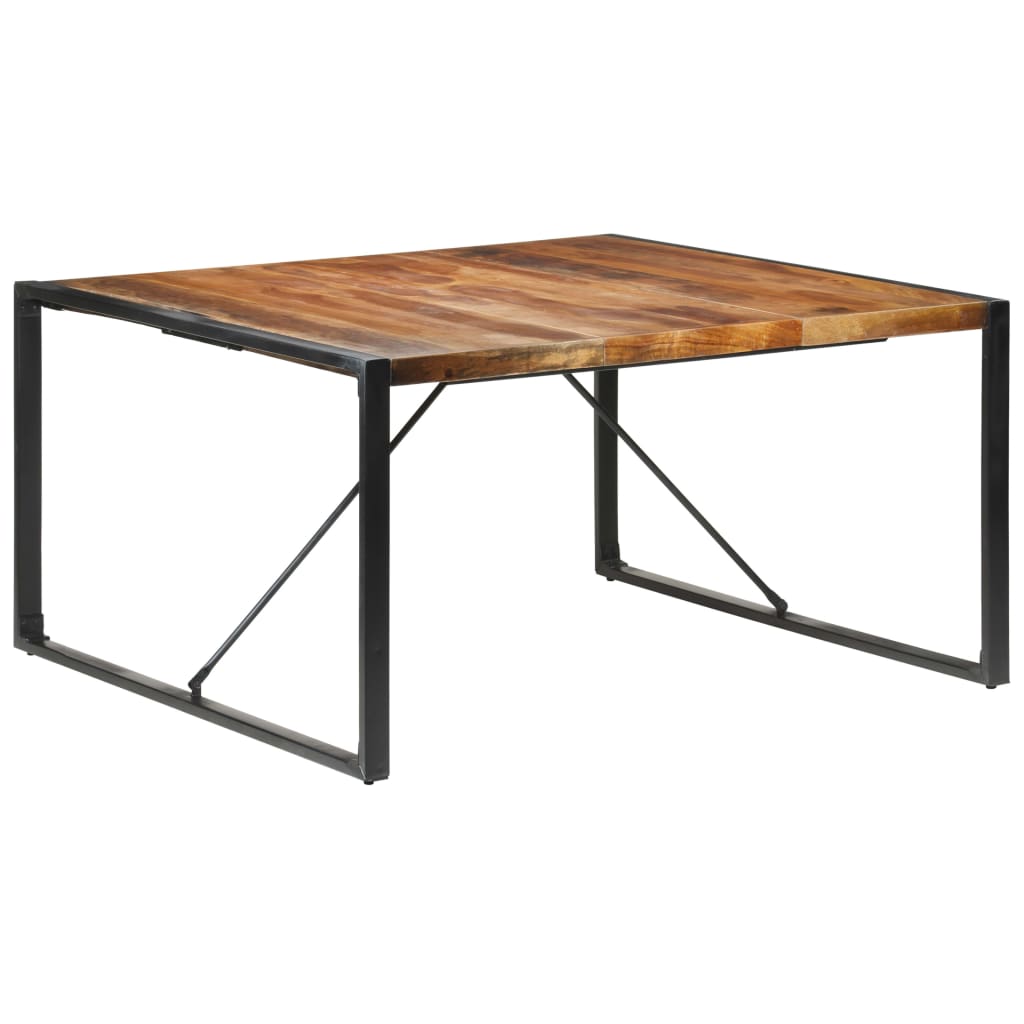 vidaXL Blagovaonski stol 140 x 140 x 75 cm od masivnog drva i šišama
