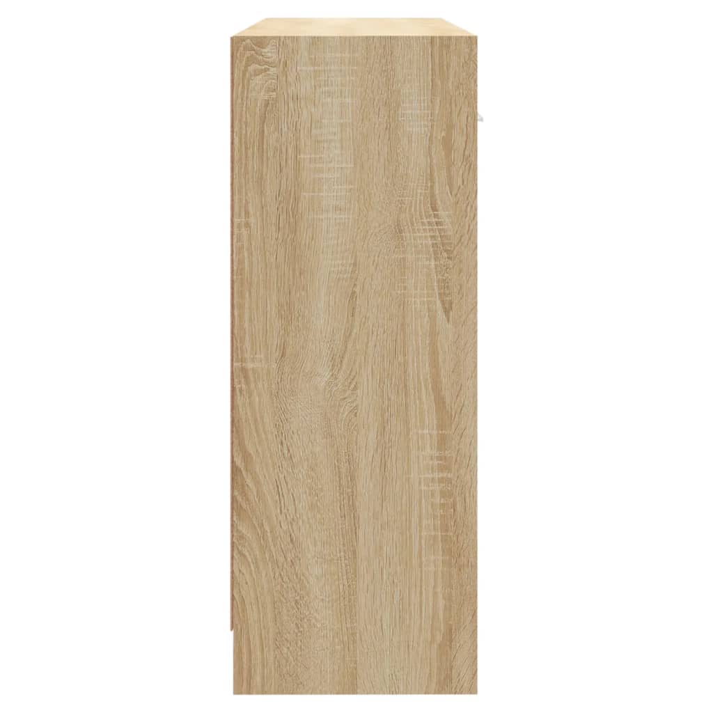 vidaXL Komoda boja hrasta sonome 91x28x75 cm od konstruiranog drva