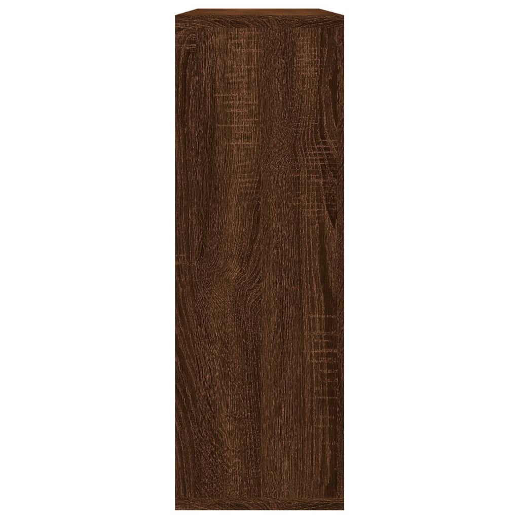 vidaXL Zidna polica smeđa boja hrasta 104x20x58,5 cm konstruirano drvo