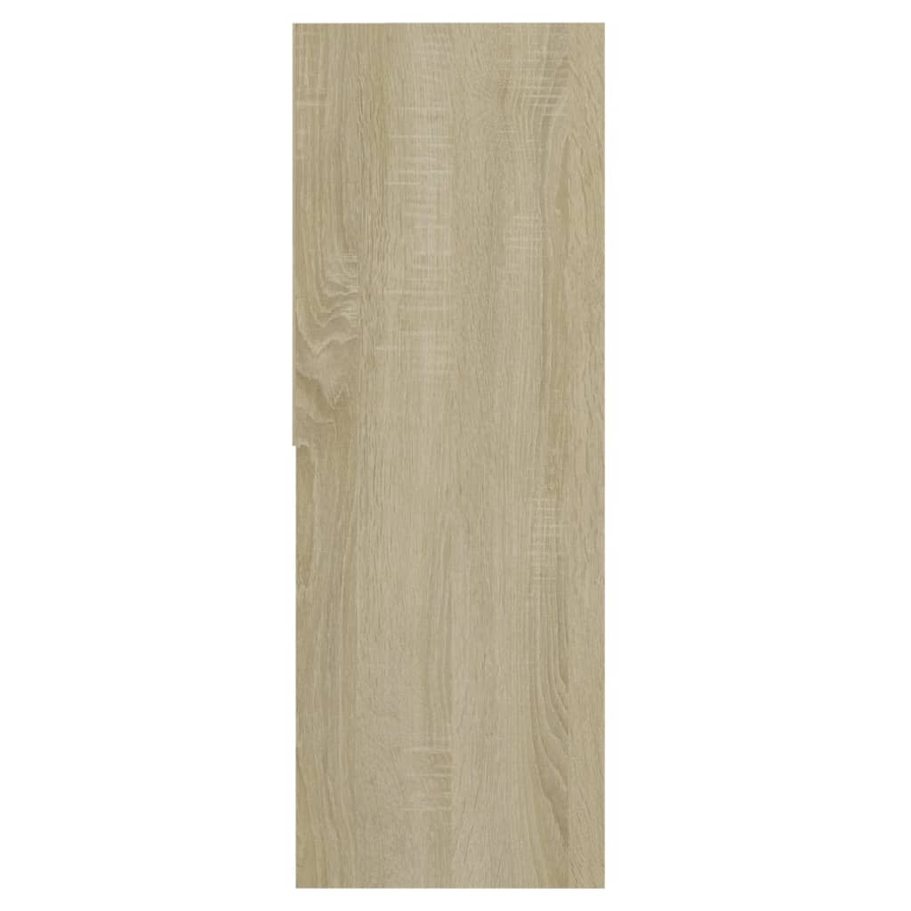 vidaXL Ormarić za knjige bijeli i boja hrasta 67 x 24 x 161 cm drveni