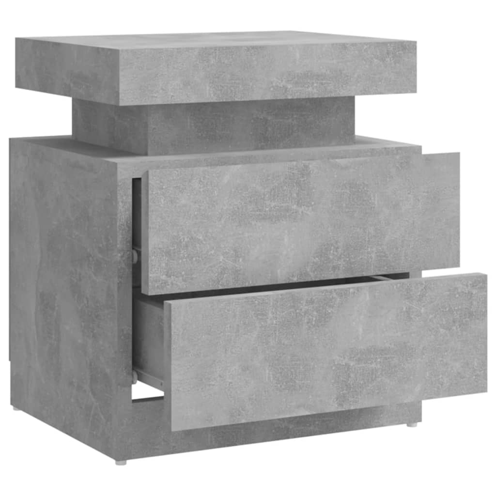 vidaXL Noćni ormarić siva boja betona 45 x 35 x 52 cm od iverice