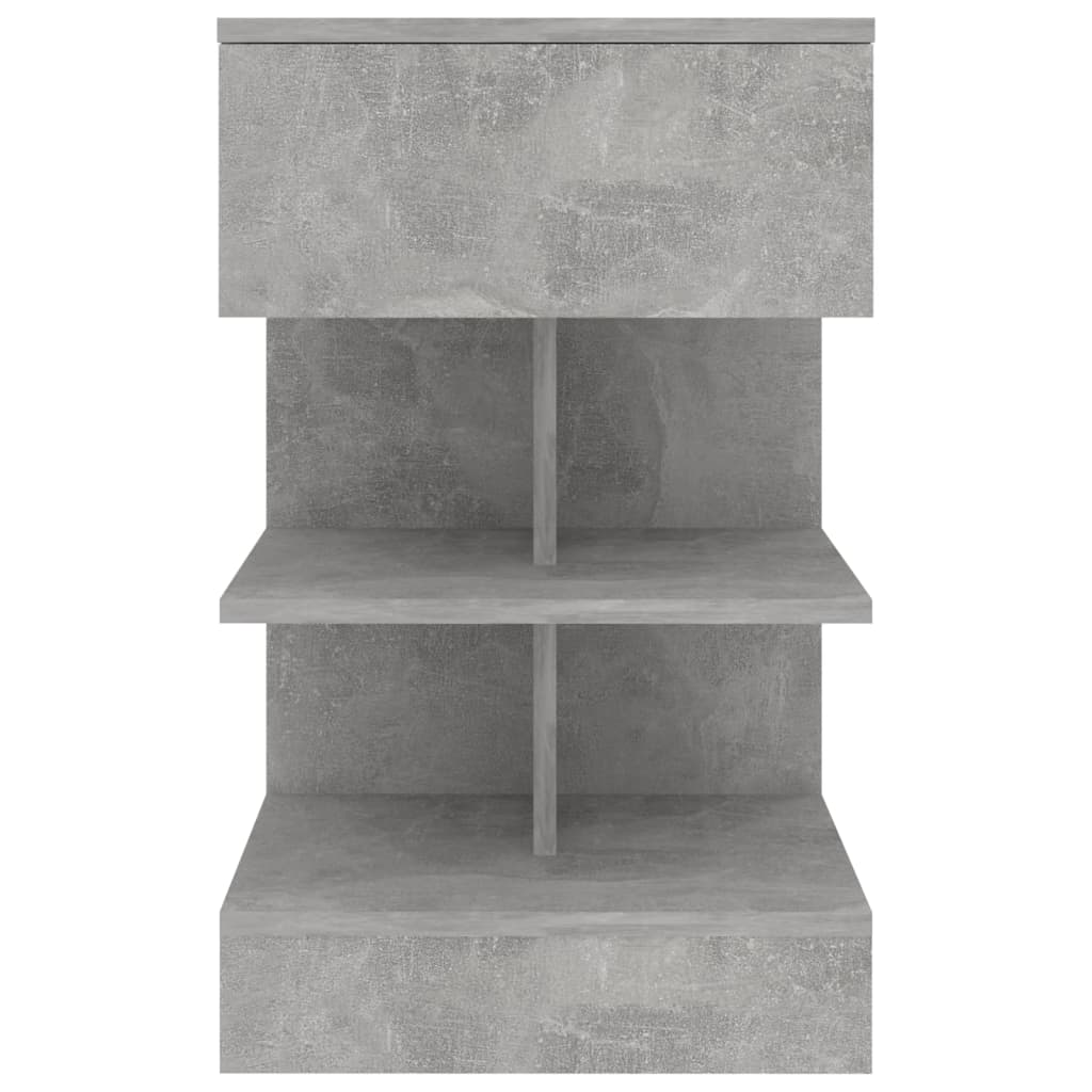 vidaXL Noćni ormarić siva boja betona 40 x 35 x 65 cm od iverice