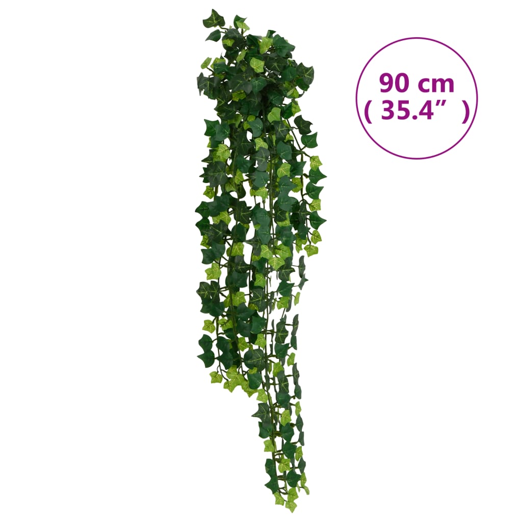 vidaXL Umjetne viseće biljke 12 kom 339 listova 90 cm zelene