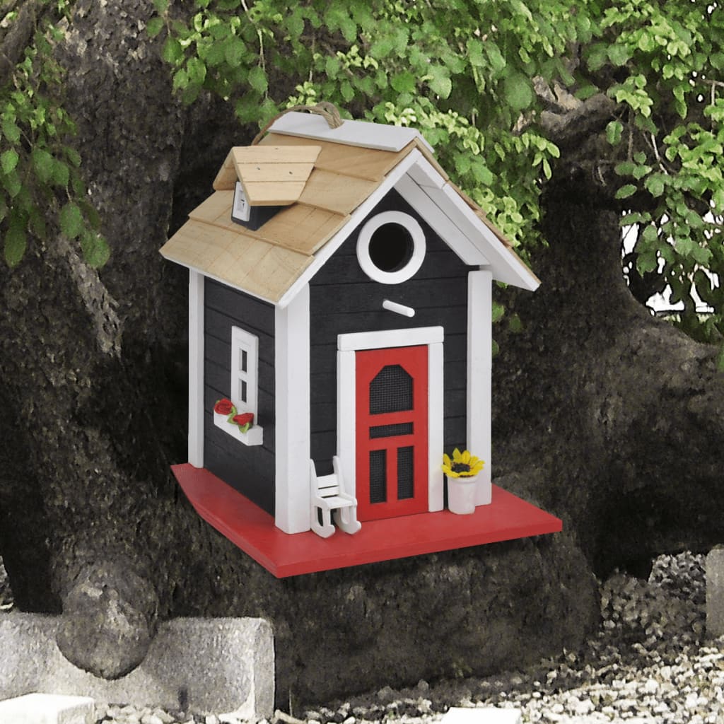 Crna kućica za gniježđenje ptica