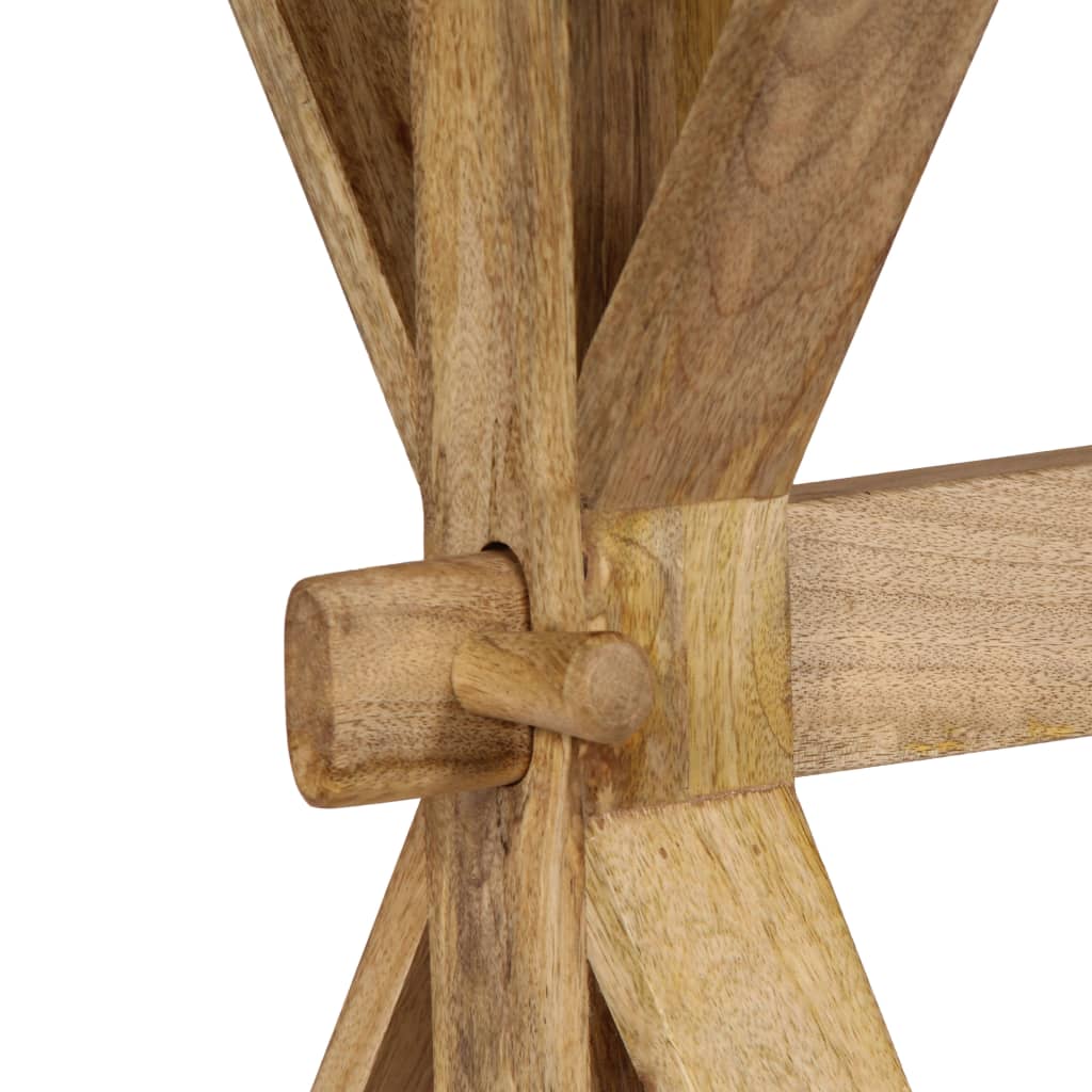 vidaXL Klupa za hodnik od masivnog drva manga 160 x 35 x 45 cm