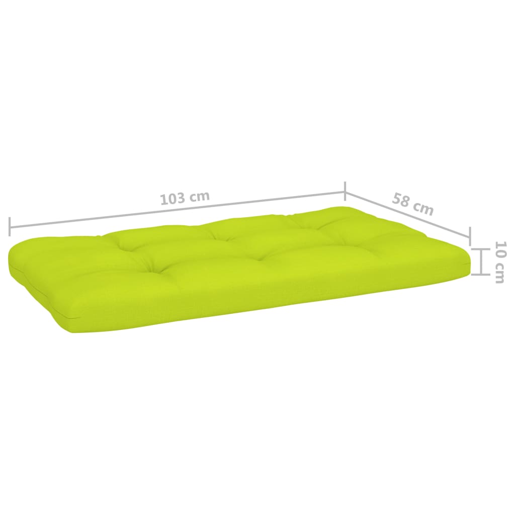 vidaXL 4-dijelna garnitura od paleta od zeleno impregnirane borovine