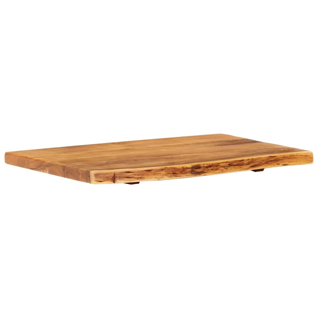 vidaXL Vrh za kupaonski ormarić od bagremovog drva 80x52x3,8 cm
