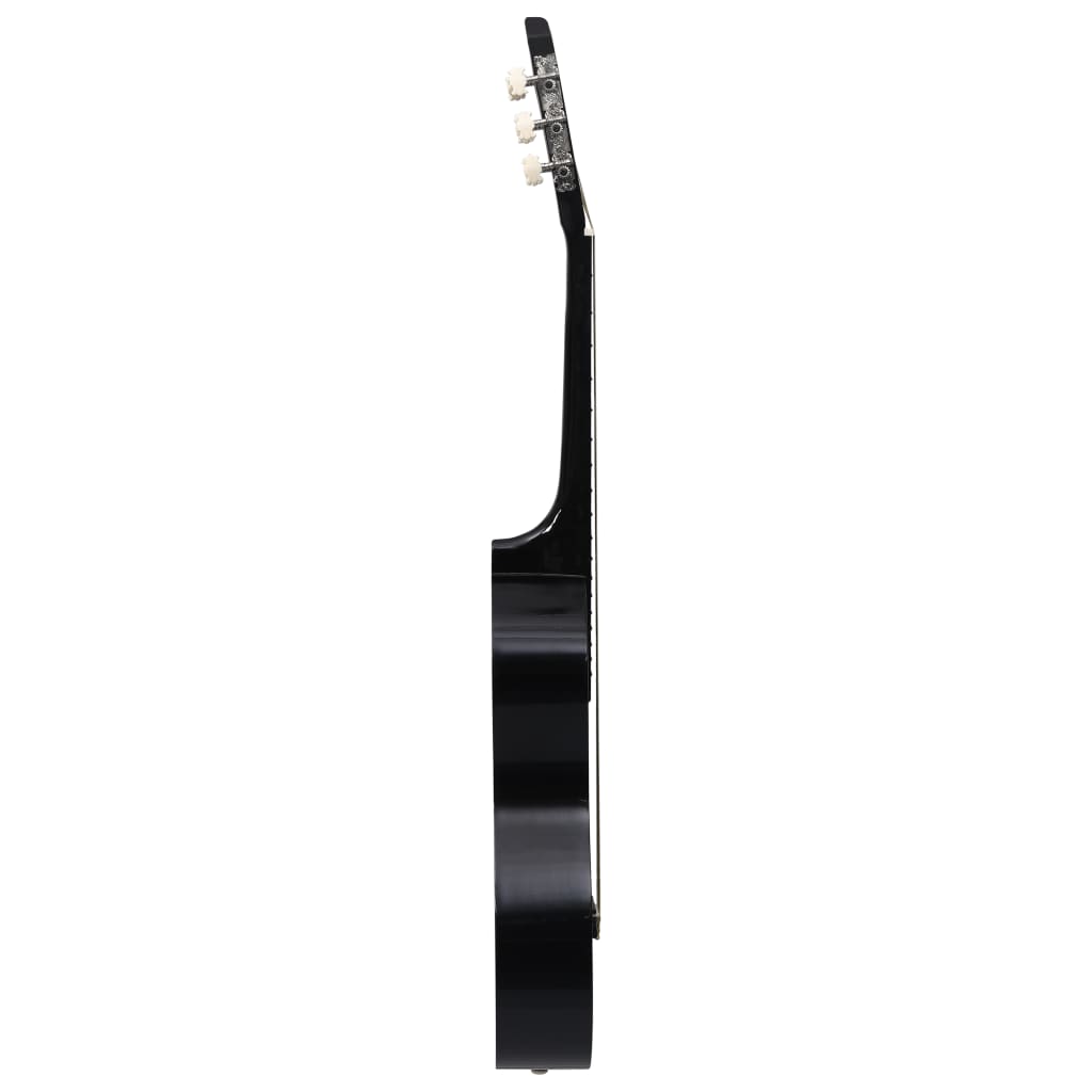 vidaXL Klasična gitara za početnike s torbom crna 3/4 36 "