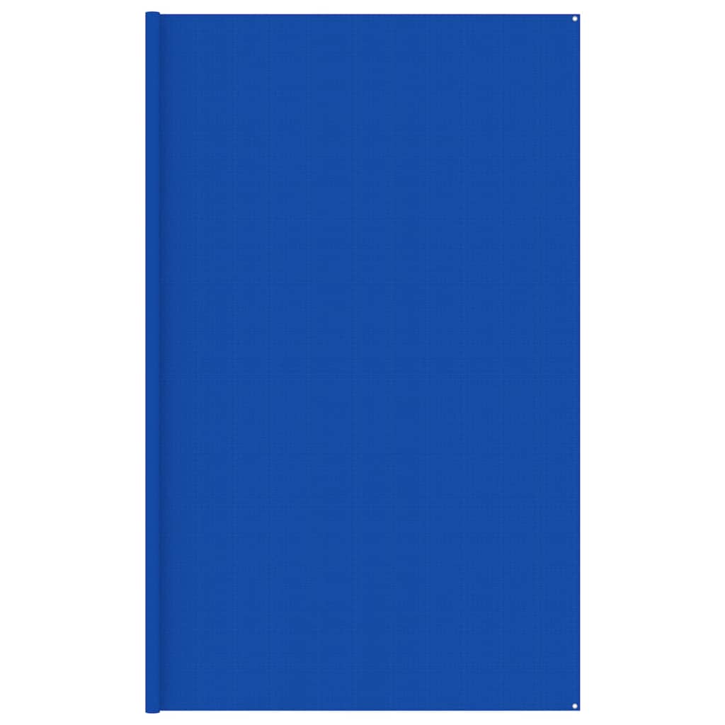 vidaXL Tepih za šator 400 x 600 cm plavi HDPE