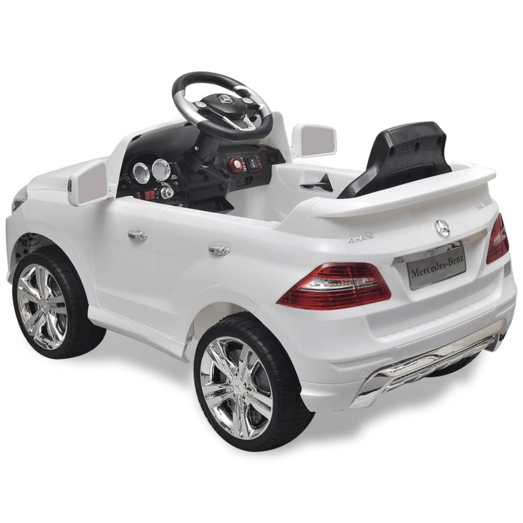 vidaXL Električni Autić Mercedes Benz ML350 Bijeli 6 V
