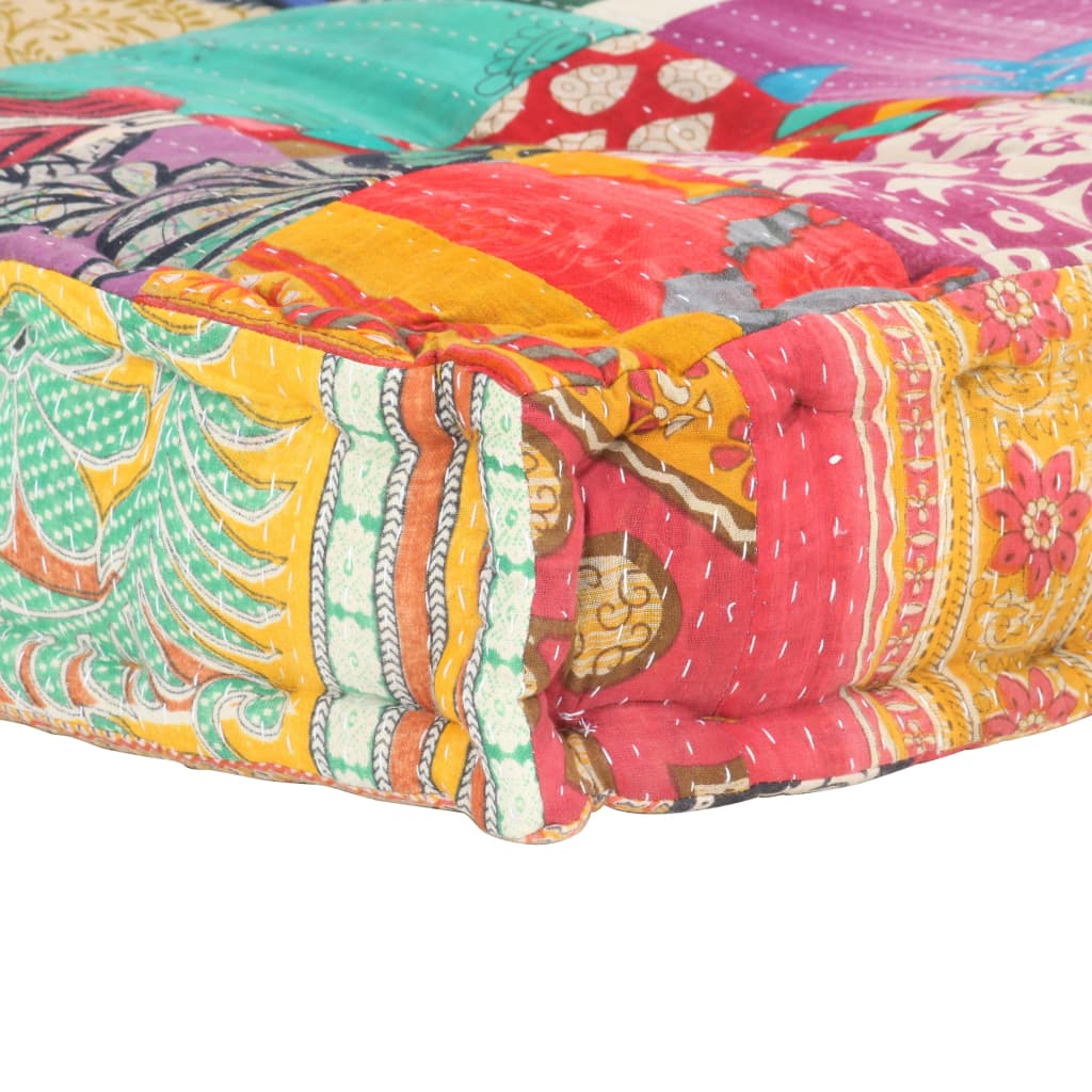 vidaXL Jastuk za paletni kauč raznobojni od tkanine s patchworkom