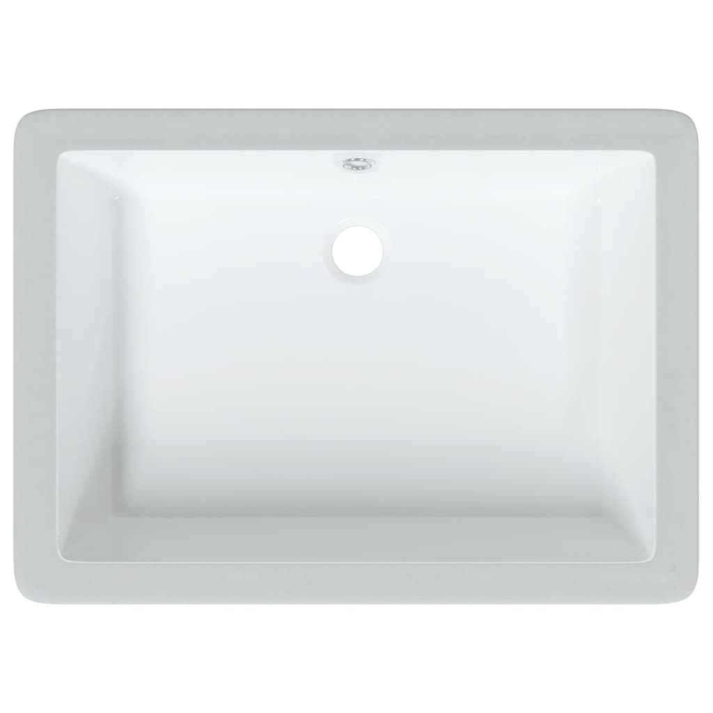 vidaXL Kupaonski umivaonik bijeli 55,5x40x18,5 cm pravokutni keramički
