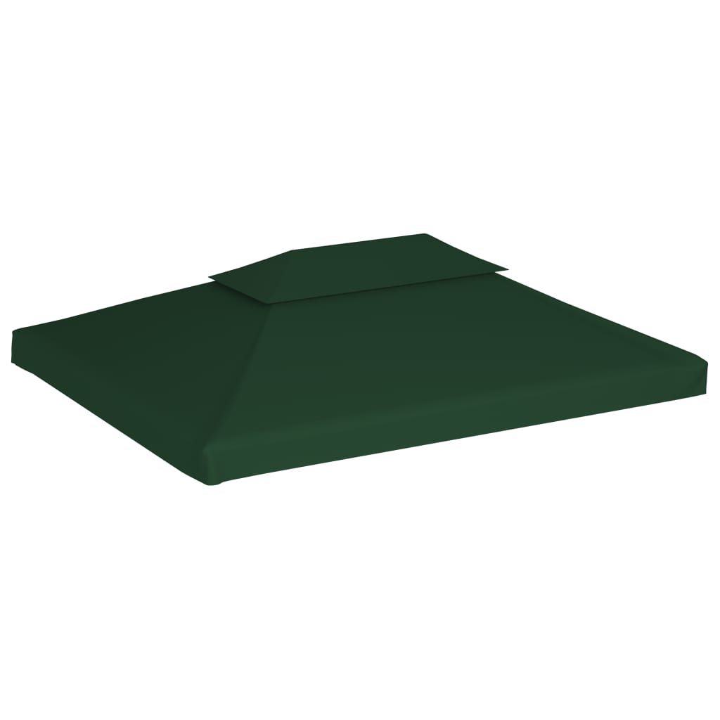 vidaXL Zamjenski pokrov za sjenicu 310 g/m² zeleni 3 x 4 m