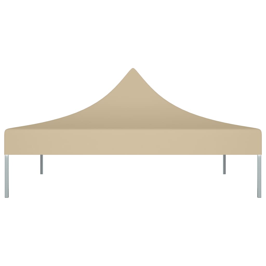 vidaXL Krov za šator za zabave 2 x 2 m bež 270 g/m²