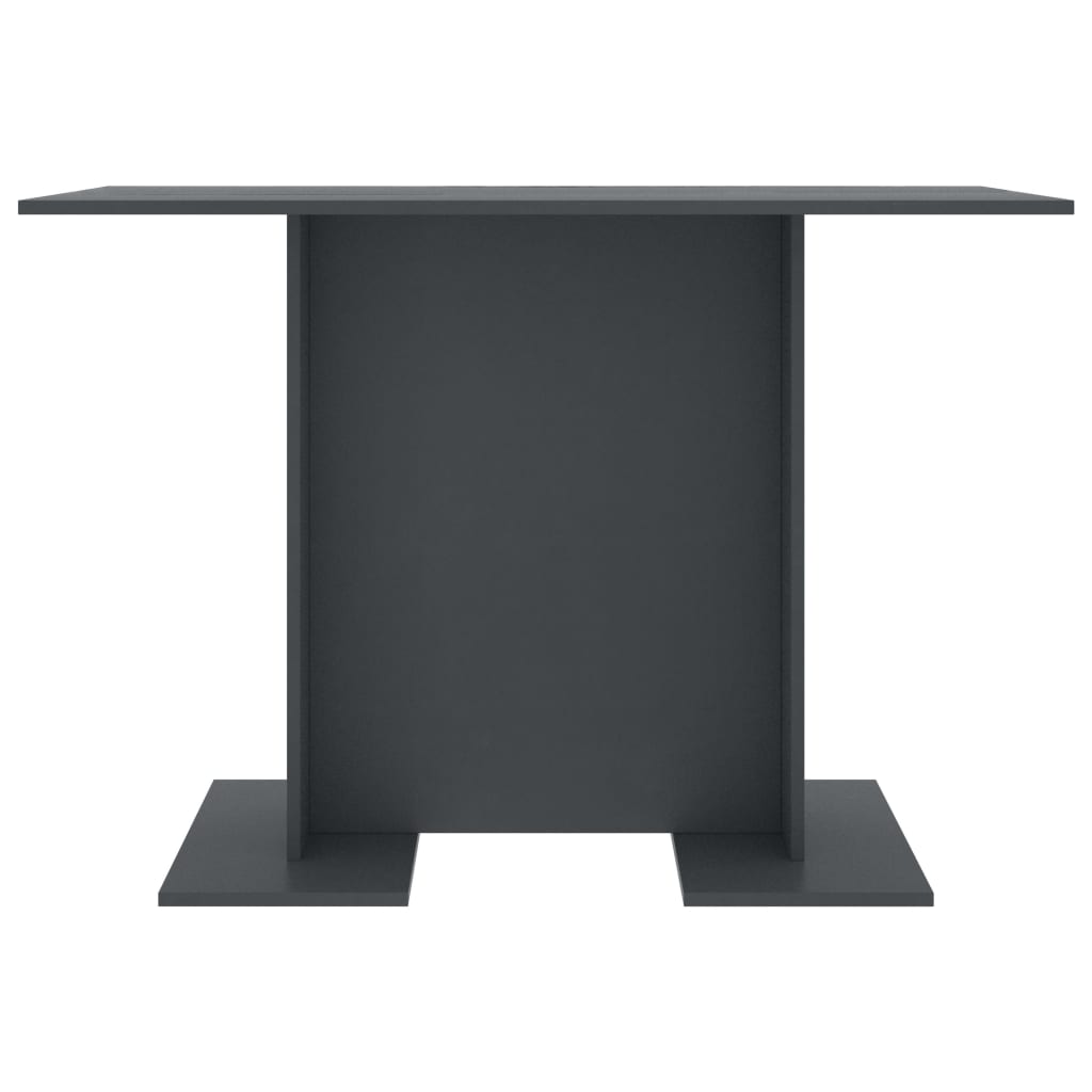 vidaXL Blagovaonski stol sivi 110 x 60 x 75 cm od iverice