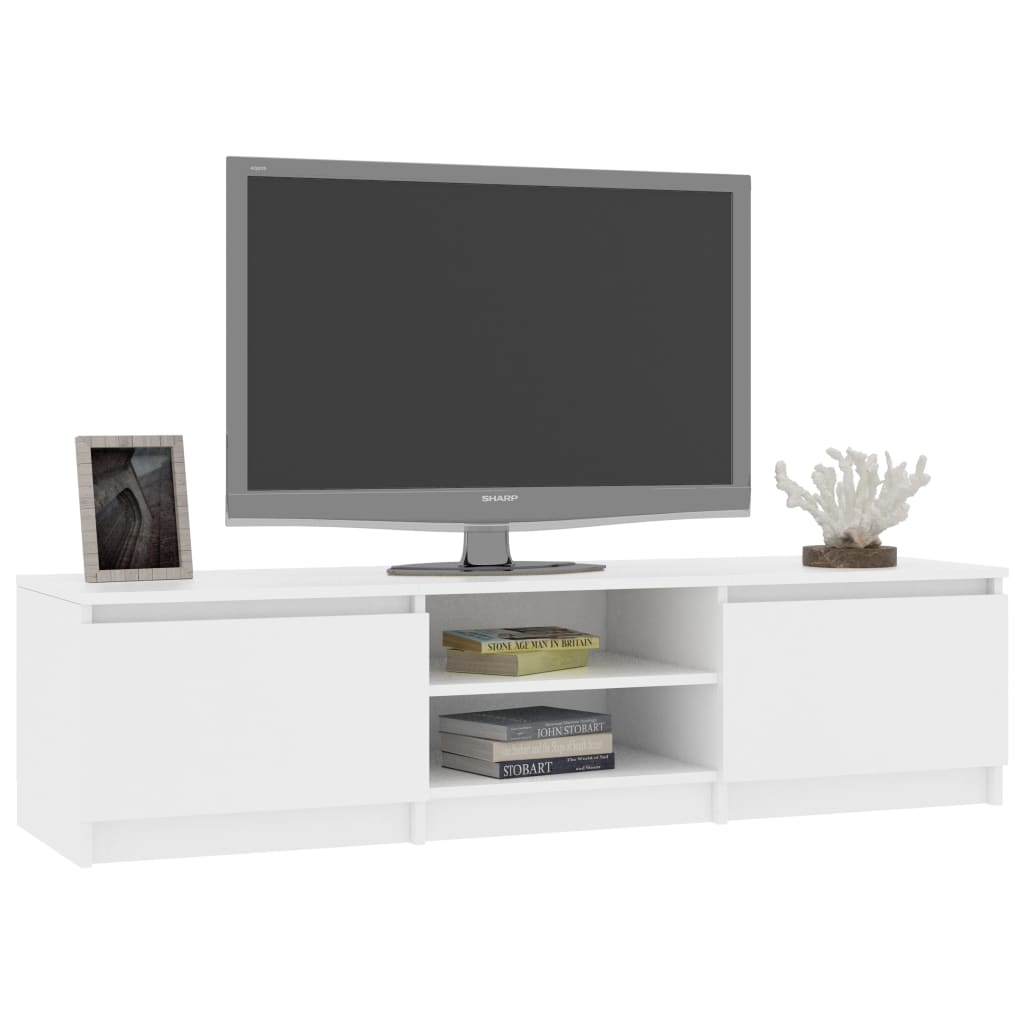 vidaXL TV ormarić od iverice bijeli 140 x 40 x 35,5 cm