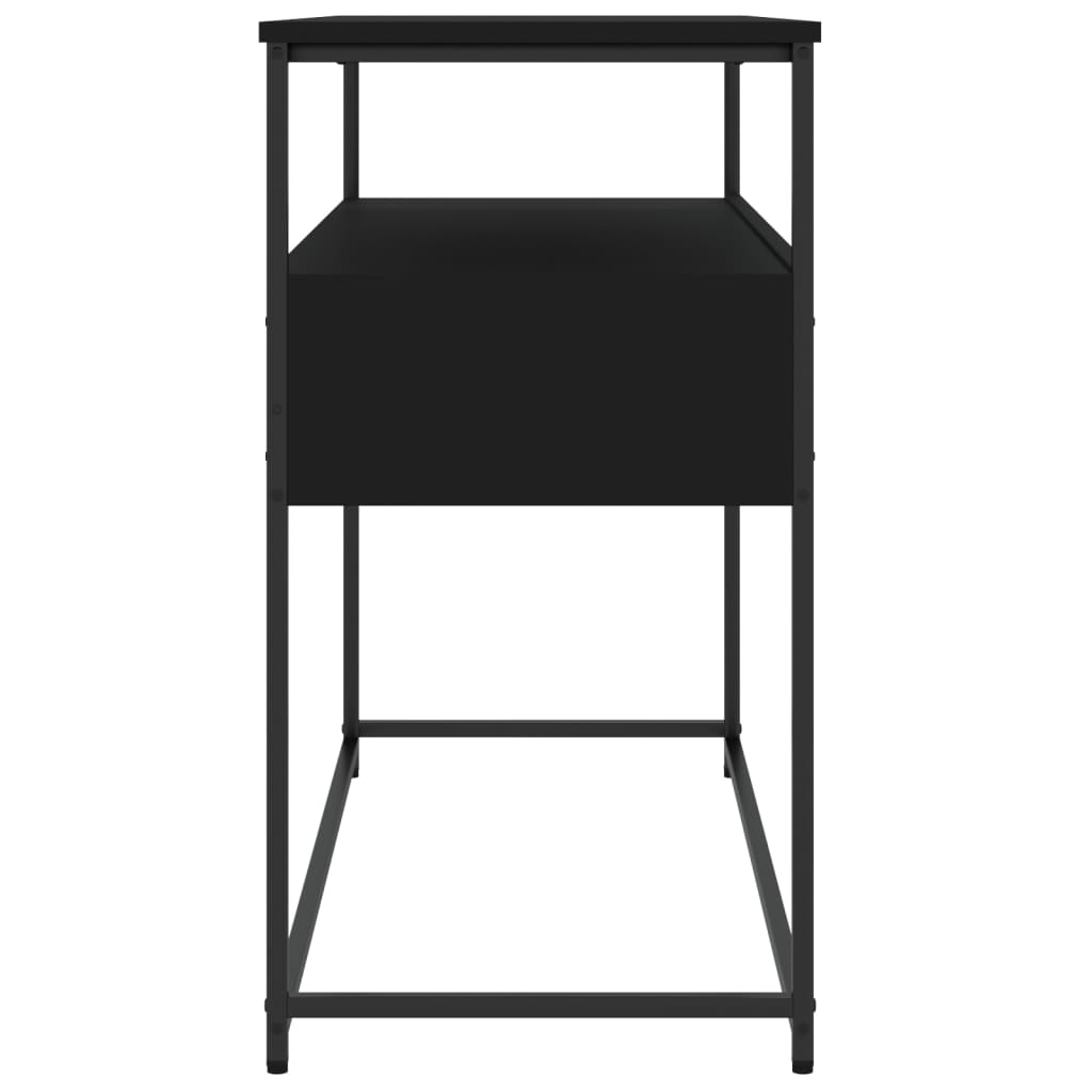 vidaXL Konzolni stol crni 100 x 40 x 75 cm od konstruiranog drva