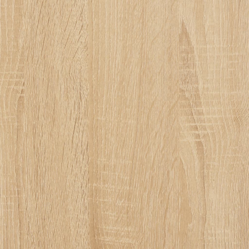 vidaXL Noćni ormarić s drvenim nogama boja hrasta 40 x 35 x 69 cm
