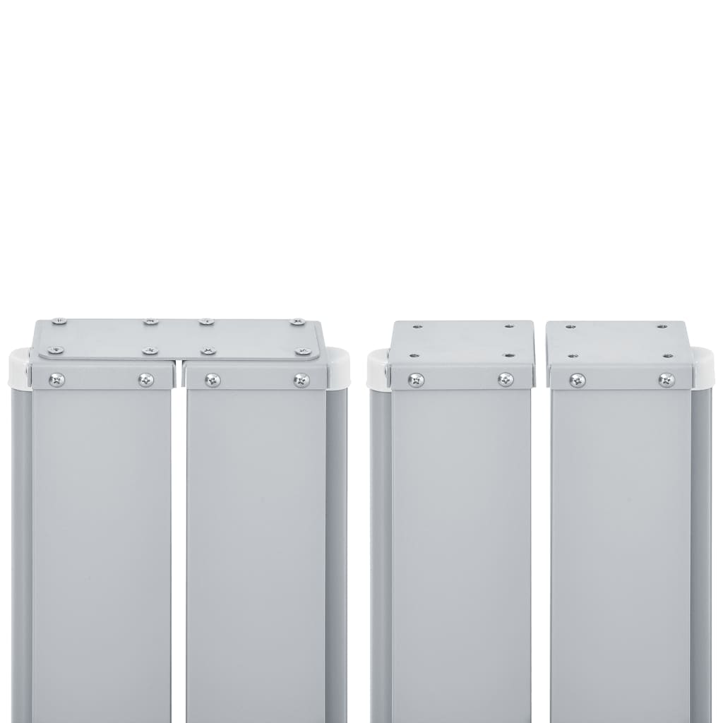 vidaXL Uvlačiva bočna tenda 120 x 1000 cm smeđa