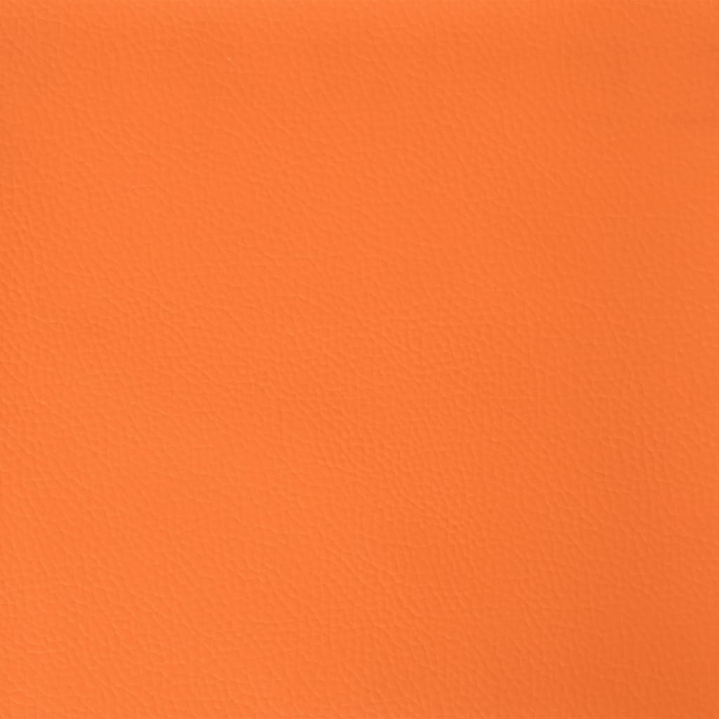 vidaXL Masažna igraća stolica s osloncem crno-narančasta umjetna koža