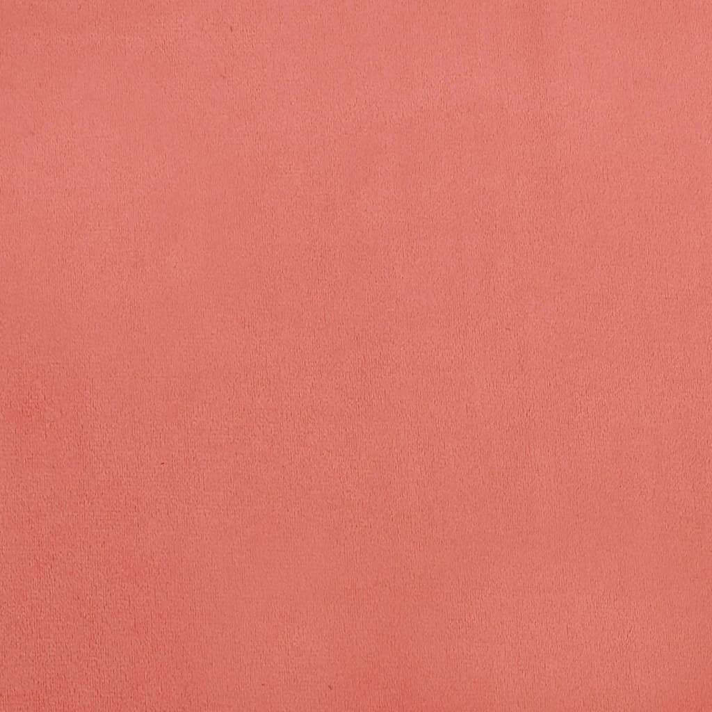 vidaXL Tabure ružičasti 78 x 56 x 32 cm baršunasti