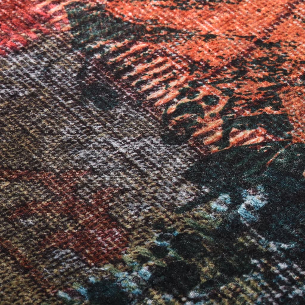 vidaXL Perivi tepih s patchworkom 80 x 300 cm raznobojni protuklizni
