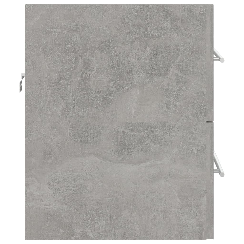vidaXL Ormarić za umivaonik siva boja betona 60 x 38,5 x 48 cm drveni