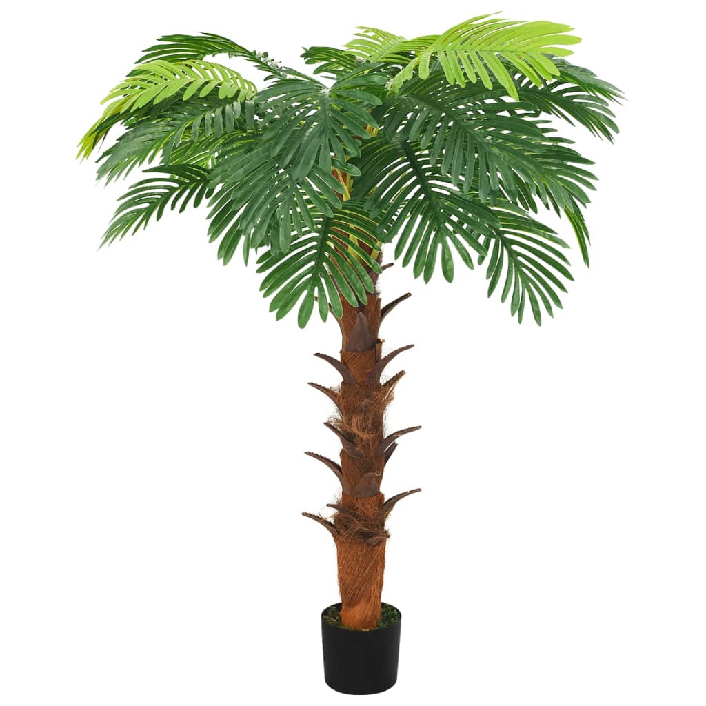 vidaXL Umjetna cikas palma s posudom 160 cm zelena