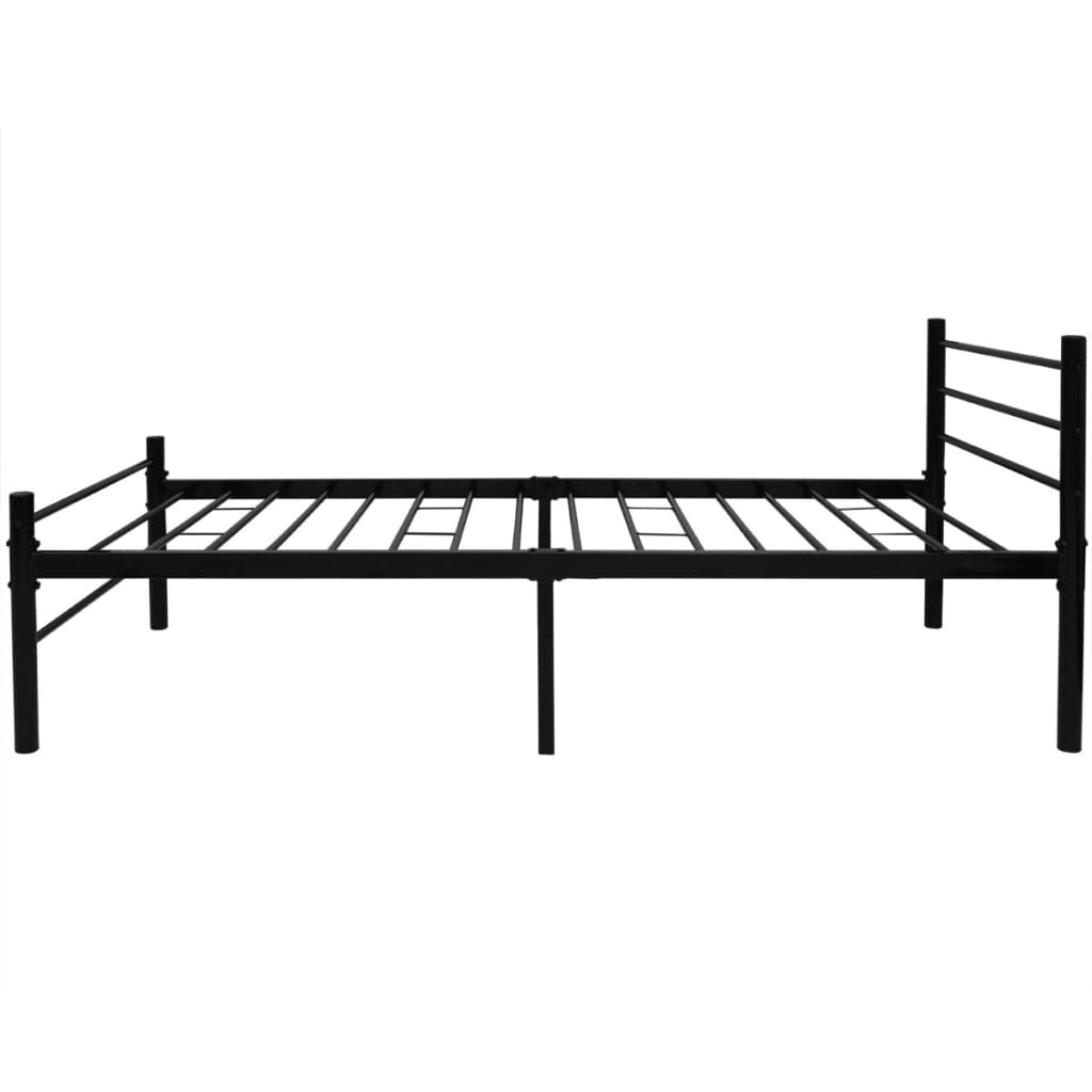 vidaXL Okvir za krevet metalni crni 90 x 200 cm