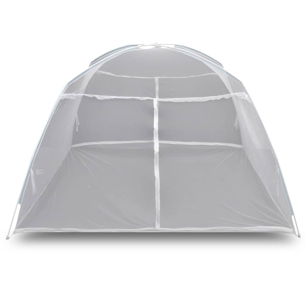 vidaXL Šator za kampiranje 200 x 150 x 145 cm od staklene vune bijeli