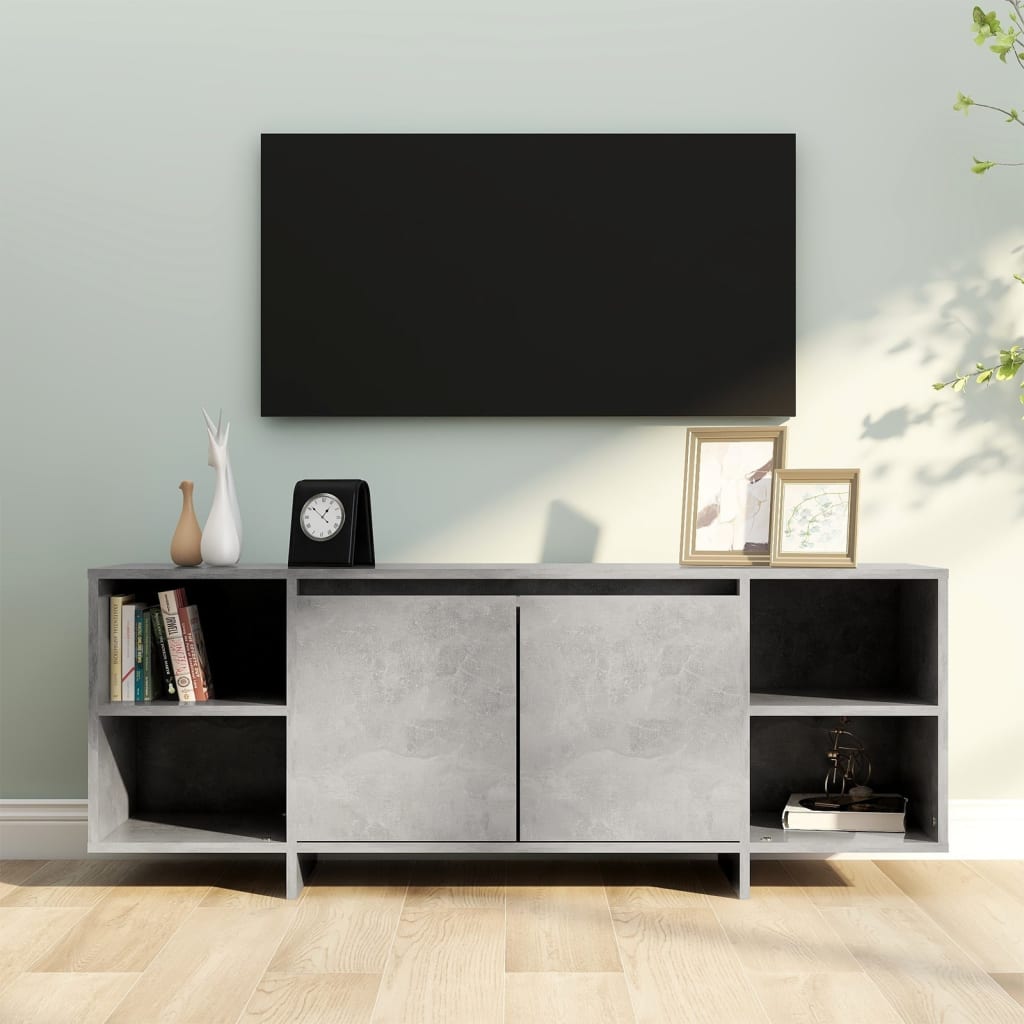vidaXL TV ormarić siva boja betona 130 x 35 x 50 cm od iverice