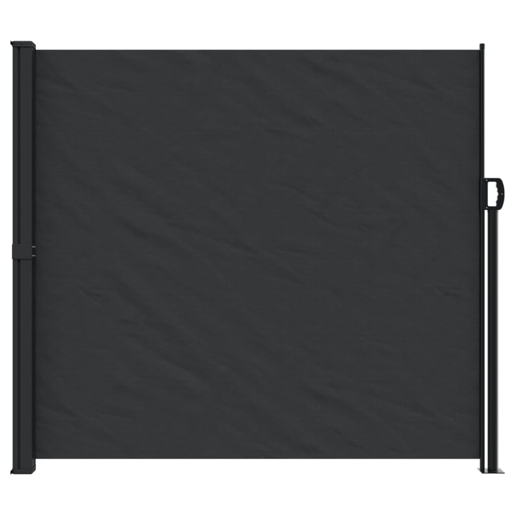 vidaXL Bočna tenda na uvlačenje crna 180 x 300 cm
