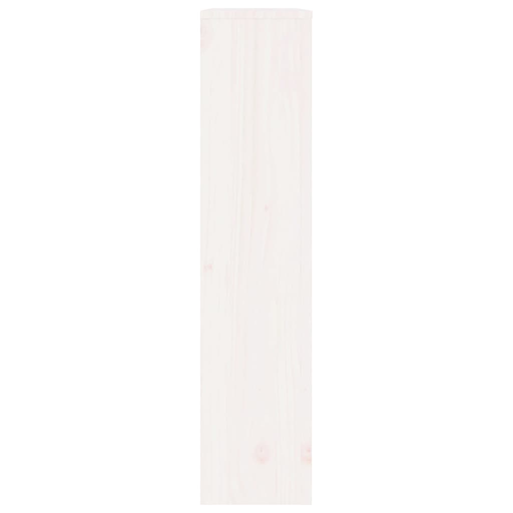vidaXL Pokrov za radijator bijeli 79,5 x 19 x 84 cm masivna borovina