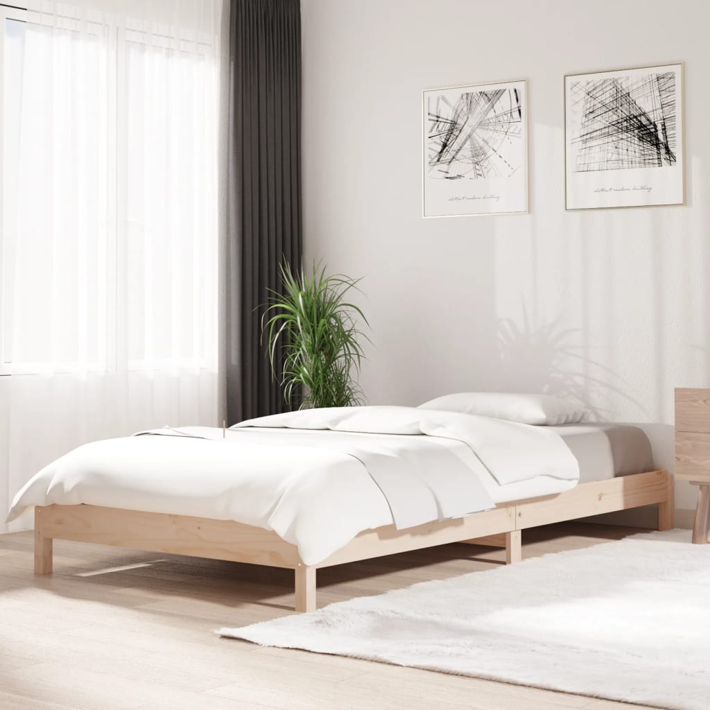 vidaXL Složivi krevet 90 x 200 cm od masivne borovine