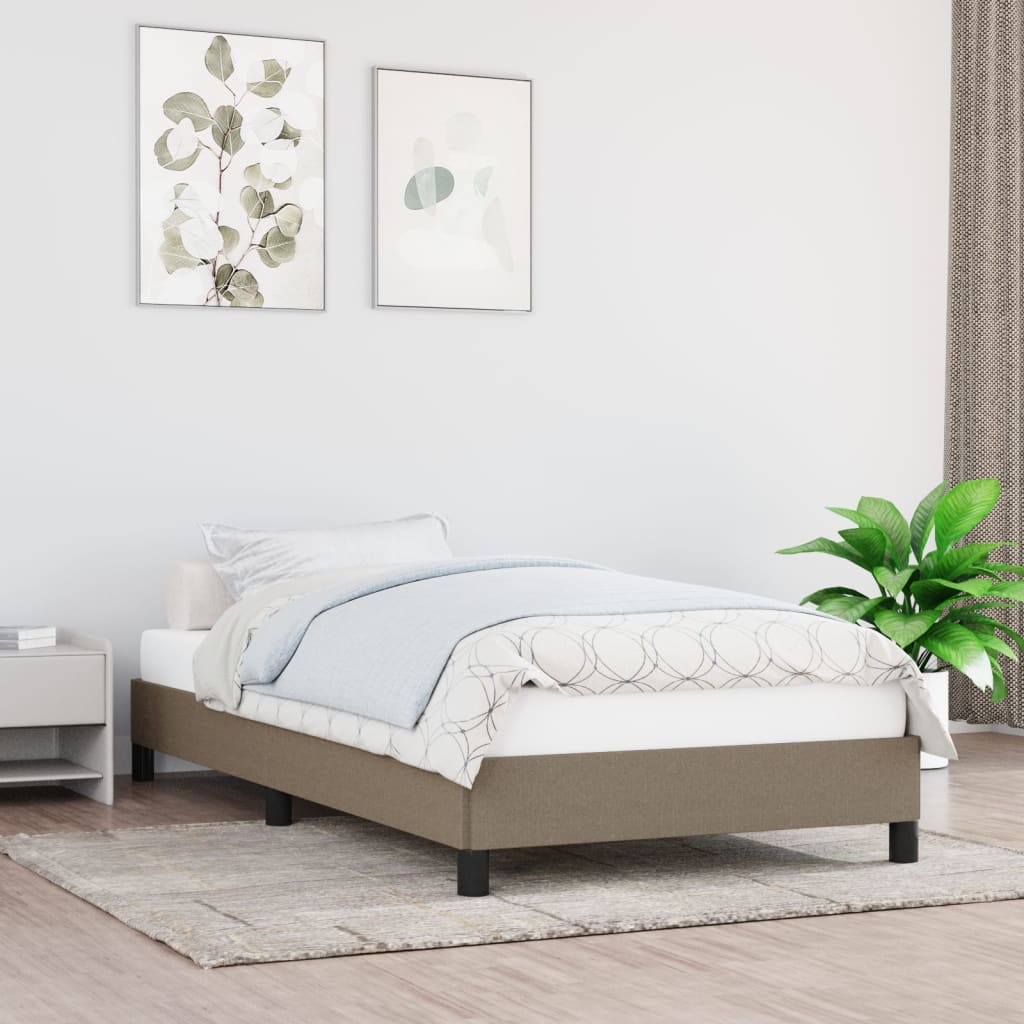 vidaXL Okvir za krevet smeđesivi 80x200 cm od tkanine