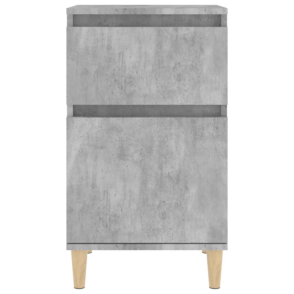 vidaXL Noćni ormarić siva boja betona 40 x 35 x 70 cm