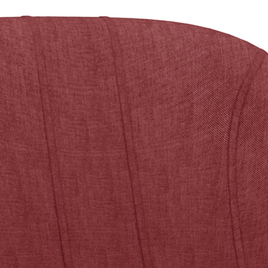 vidaXL Barski stolci od tkanine 2 kom crvena boja vina